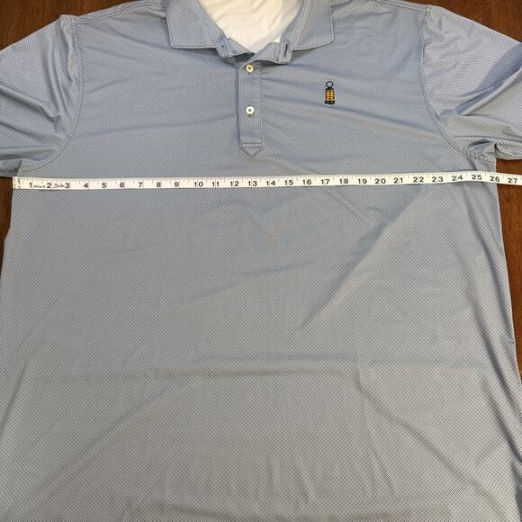Turtleson Polo Golf Performance Shirt Chairman’s Cup Blue Diamond AOP Men's 2XL - Picture 6 of 9